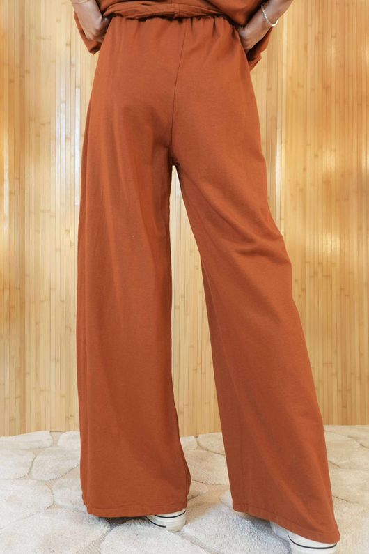 Apres Wide Leg Pant Rust